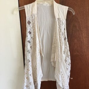 Anthropologie Hazel sleeveless cardigan